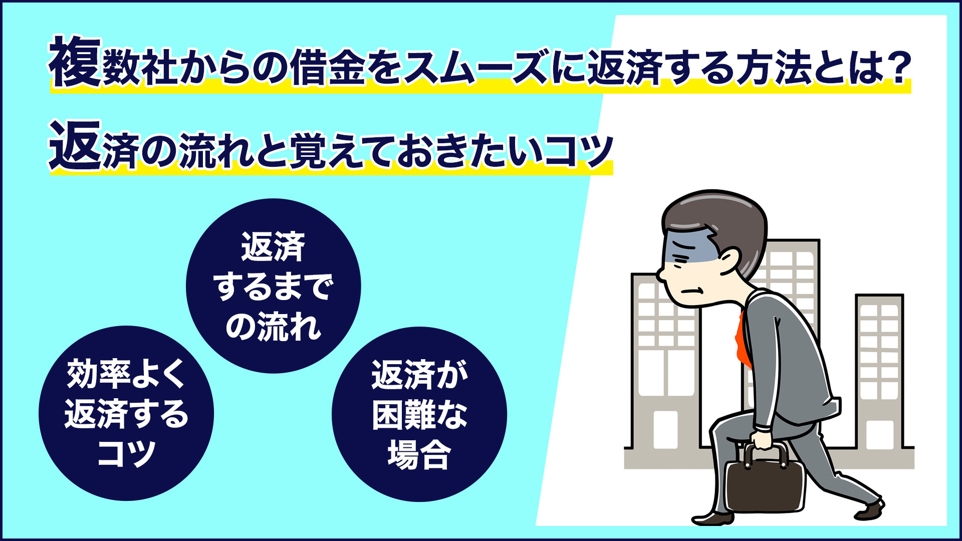 借金返済のきつさから解放される方法と返済を続ける危険性 司法書士法人杉山事務所